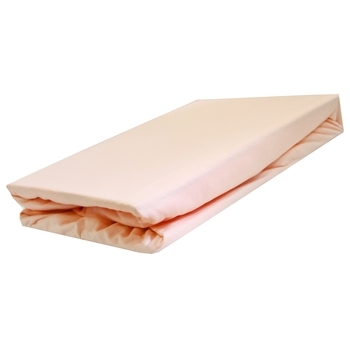 Простыня на резинке LightHouse, трикотаж, 160х200 см, персиковый (46524) - Pampik - 3