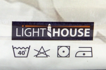 Простирадло на резинці LightHouse, трикотаж, 160х200 см, бежевий (46517) - Pampik - 5
