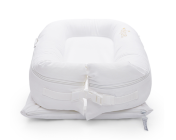 Змінний чохол для матраца-кокона DockATot Deluxe+ Pristine White, білий (140045597) - Pampik - 2