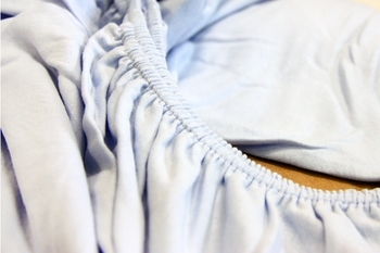 Простыня на резинке LightHouse, трикотаж, 160х200 см, голубой (46555) - Pampik - 6