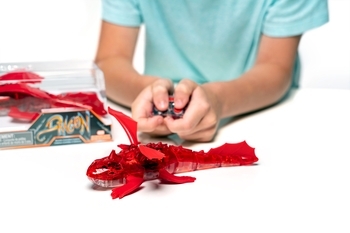 Наноробот Hexbug Dragon Single на ИК-управлении, красный (409-6847_red) - Pampik - 9