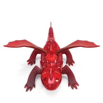Наноробот Hexbug Dragon Single на ИК-управлении, красный (409-6847_red) - Pampik - 4