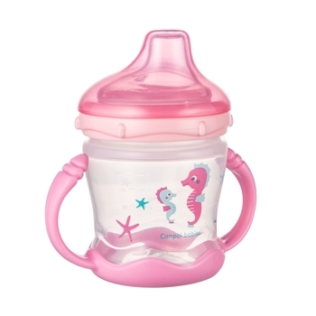 Поильник-непроливайка Canpol Babies Sweet fun, 180 мл, розовый (57/300_pin) - Pampik - 2