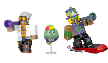 Игровая коллекционная фигурка Jazwares Roblox Game Packs Ghost Simulator W8, 2 шт. (ROB0335) - Pampik