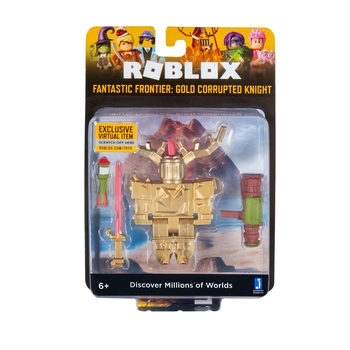 Ігрова колекційна фігурка Jazwares Roblox Core Figures Fantastic Frontier Gold Corrupted Knight (ROG0172) - Pampik - 3