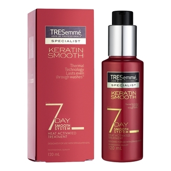 Крем-праймер для волос разглаживающий TRESemme Keratin Smooth, стойкий эффект 7 дней, 120 мл - Pampik