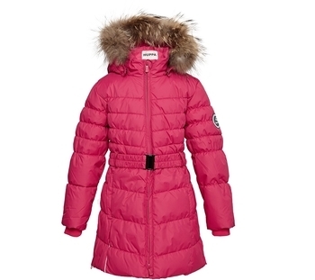 Пальто-пуховик Huppa Yasmine, р.110, фуксия (12020055-00063-110) - Pampik