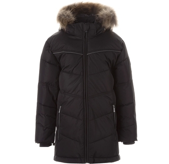 Куртка-пуховик Huppa Moody 1, р.128, темно-серый - Pampik