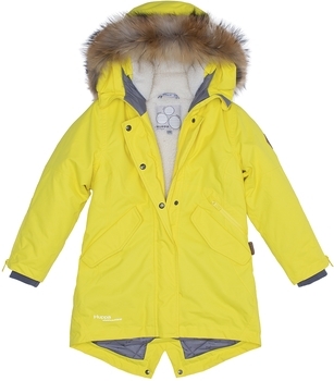 Термопальто Huppa Vivian 1, р.158, желтый (12490120-70002-158) - Pampik - 2