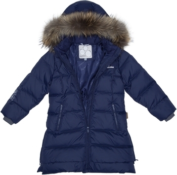 Пальто-пуховик Huppa Parish, р.146, темно-синий - Pampik - 10