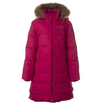 Пальто-пуховик Huppa Parish, р.152, фуксия (12470055-00063-152) - Pampik