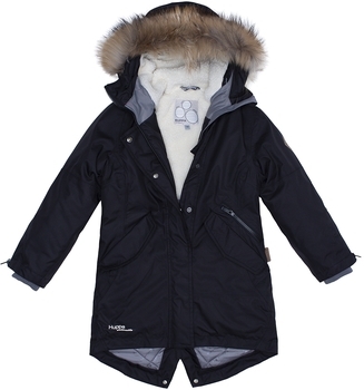 Термопальто Huppa Vivian 1, р.152, черный (12490120-00009-152) - Pampik - 2