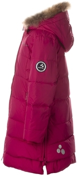 Пальто-пуховик Huppa Parish, р.128, фуксія (12470055-00063-128) - Pampik - 2
