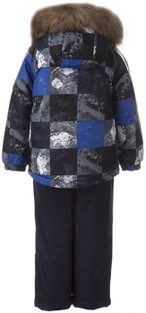 Термокомплект Huppa Winter, р.122, темно-синій (41480030-02035-122) - Pampik - 2