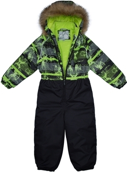 Термокомбинезон Huppa Willy, р.122, черный с желтым (31900030-02347-122) - Pampik - 3