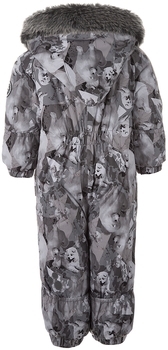 Термокомбінезон Huppa Reggie 1, р.86, світло-сірий (36020130-02628-086) - Pampik - 2