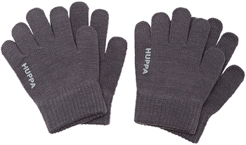 Рукавички Huppa Levi 2, р.5, акрил, темно-сірий, 2 шт. (82050002-00118-005) - Pampik