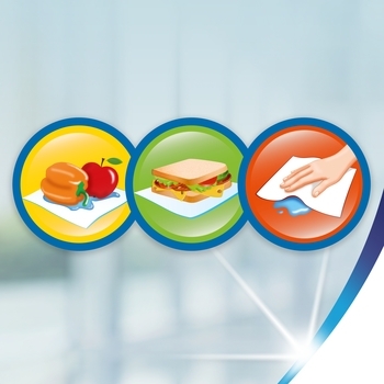 Двошарові кухонні рушники Zewa Плюс, білий, 2 рулони - Pampik - 4