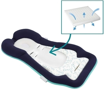 Матрасик анатомический Babymoov Cosymorpho fresh blue, темно-синий (A050420) - Pampik - 2