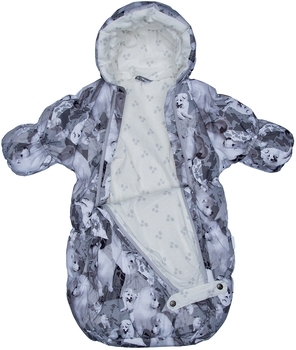 Конверт пухову Huppa Emily, р.62, світло-сірий (32010055-02628-062) - Pampik - 3