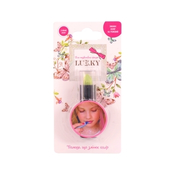 Помада Lukky, яка змінює колір на рожевий, базовий колір зелений (T11943) - Pampik - 2