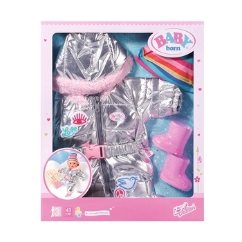 Набір одягу для ляльки Zapf Baby Born Зимовий костюм Делюкс (826942) - Pampik - 6