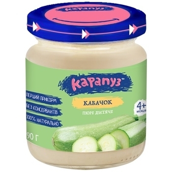 Пюре Карапуз Кабачок, 90 г - Pampik