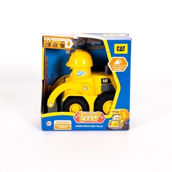 Колісний навантажувач Funrise CAT Веселі будівельники, зі звуковими ефектами, 14 см (82445) - Pampik - 6