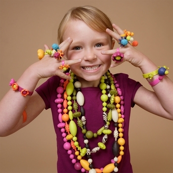 Набор для изготовления украшений Battat Поп-Арт, в банке, 300 деталей (BX1254Z) - Pampik - 7