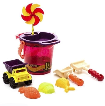 Набір Battat для гри з піском і водою Ведерко Манго (BX1331Z) - Pampik