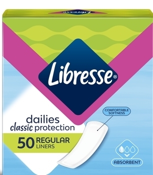 Щоденні прокладки Libresse Classic Regular, 50 шт. - Pampik