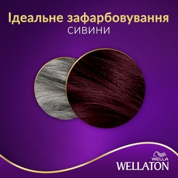 Стійка крем-фарба для волосся Wellaton Божоле 4/6 - Pampik - 5