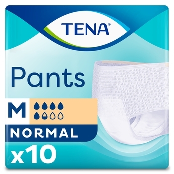Трусы-подгузники для взрослых Tena Pants Normal Medium, 10 шт. - Pampik