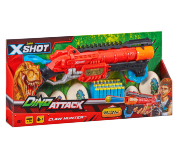 Скорострельный бластер Zuru X-Shot Dino Claw Hunter (4861) - Pampik