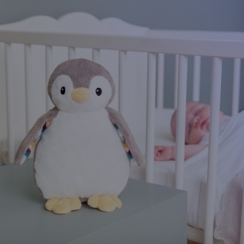 Комфортер Zazu Пінгвін із заспокійливими мелодіями і записом голосу, білий (ZA-PHOEBE-01) - Pampik - 8
