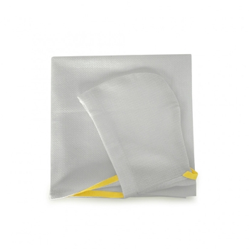 Рушник з капюшоном Ekobo Bambino Kids 'Hooded Towel, 140х70 см, сірий (73283) - Pampik