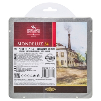 Набор акеварельных карандашей Kite Mondeluz Landscape, 24 шт. (3724024013) - Pampik - 3