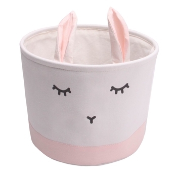 Кошик текстильний кругла Handy Home Зайка, 32х25 см (CEW-02) - Pampik