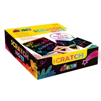Набор для творчества скретч-арт Avenir Скретч-заметка, 50 листов (CH191600) - Pampik - 3