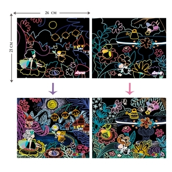 Набор для творчества скретч-арт Avenir Эльфы в саду (CH191682) - Pampik - 9