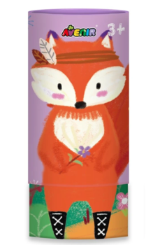 Набір для творчості Avenir Шовкові олівці Лис, 12 кольорів (BTS196001) - Pampik