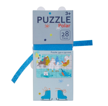 Пазл Avenir Полярний ведмедик, 28 шт. (PZ195048) - Pampik - 2