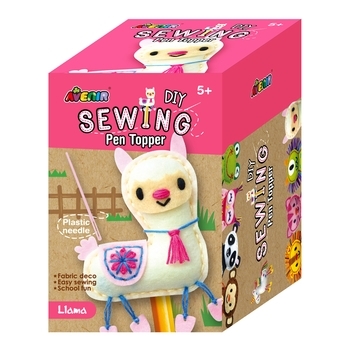 Набір для творчості Avenir Шиття Топпер для ручки Лама (CH191704) - Pampik
