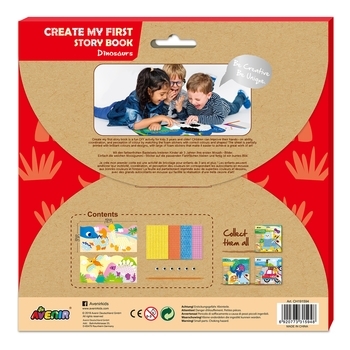 Набір для творчості Avenir Аплікація-мозаїка Динозаври, 600 елементів (CH191594) - Pampik - 2