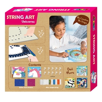 Набір для творчості Avenir Стрінг-арт Єдиноріг, 2 картини (CH191710) - Pampik - 2