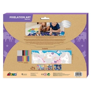 Набір для творчості Avenir Картина за номерами арт-пікселі Єдиноріг, 1000 елементів (CH191599) - Pampik - 2
