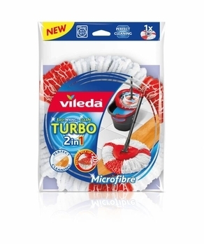 Моп сменный Vileda EasyWring & Clean Turbo, 1 шт. - Pampik