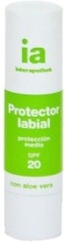 Бальзам-стік для губ Interapothek з SPF 20 і екстрактом Алое Вера, 15 мл - Pampik