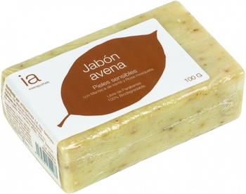 Мило для чутливої ​​шкіри обличчя і тіла Interapothek BIO Натуральне, з екстрактом вівса, 100 г - Pampik