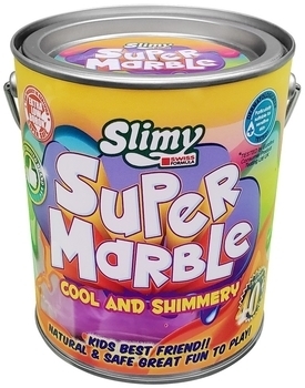 Лизун Joker Slimy Super Marble Metallic Original, рожевий (32926) - Pampik